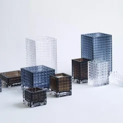 Louise Roe City lights 1 kandelaar, rook< Kaarsenhouders & Kaarsenborden