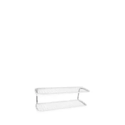 Essem Design Classic 650 schoenenrek, wit/chroom, 2 niveaus, 60 cm< Schoenenrekken