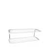 Essem Design Classic 650 schoenenrek, wit/chroom, 2 niveaus, 100 cm< Schoenenrekken