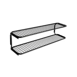 Essem Design Classic 650 schoenenrek, zwart/zwart, 2 niveaus, 70 cm< Schoenenrekken
