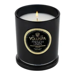 Voluspa Classic Maison Noir geurkaars 60 uur, French Linen< Geurkaarsen & Aroma Diffusers