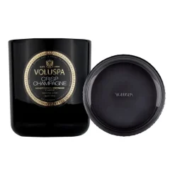 Voluspa Classic Maison Noir geurkaars 60 uur, Crisp Champagne< Geurkaarsen & Aroma Diffusers