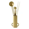 Audo Copenhagen Clip care kit kaarsen 4-delig, Messing< Kaarsenaccessoires