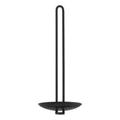 Audo Copenhagen Clip waxinelichtjeshouder wand 20 cm, Zwart< Kandelaars