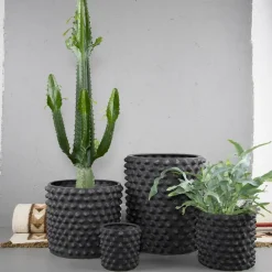 DBKD Cloudy pot donkergrijs, klein - Ø 21 cm< Bloempotten