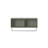 Montana COAT hoedenplank met kledingstang, fennel 144, incl. wandbevestiging< Garderobehaken & Hoedenplanken