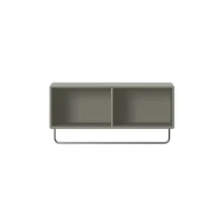 Montana COAT hoedenplank met kledingstang, fennel 144, incl. wandbevestiging< Garderobehaken & Hoedenplanken