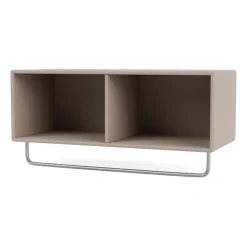 Montana COAT hoedenplank met kledingstang, Mushroom< Garderobehaken & Hoedenplanken