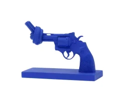 Non Violence Cobolt blue 30 cm, Blauw< Decoratieve Accessoires