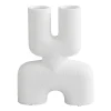 101 Copenhagen Cobra Double Mini vaas 22x28 cm, Bubble White< Vazen