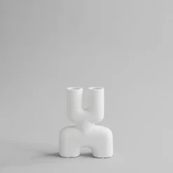 101 Copenhagen Cobra Double Mini vaas 22x28 cm, Bubble White< Vazen