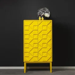 A2 Collect kast 2011, geel< Kasten & Vitrines