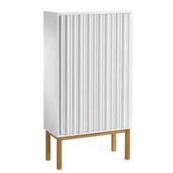 A2 Collect kast 2013, wit-eikenhouten poten< Kasten & Vitrines