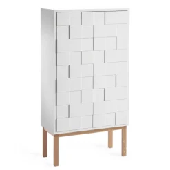 A2 Collect kast 2010, Witgeolied eikenhout< Kasten & Vitrines
