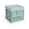 HAY Colour Crate Cube 29.5x29.5 cm, Dusty blue< Opbergoplossingen Voor De Kinderkamer|Dozen & Boxen