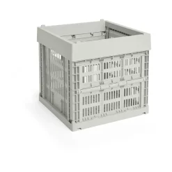 HAY Colour Crate Cube 29.5x29.5 cm, Grey< Opbergoplossingen Voor De Kinderkamer|Dozen & Boxen