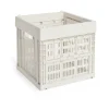 HAY Colour Crate Cube 29.5x29.5 cm, Off-white< Opbergoplossingen Voor De Kinderkamer|Dozen & Boxen