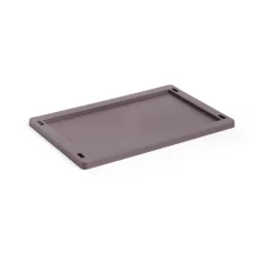 HAY Colour Crate deksel plastic small, Bordeaux< Opbergmanden
