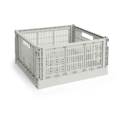 HAY Colour Crate L Square 42x42 cm, Grey< Dozen & Boxen