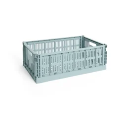HAY Colour Crate L 34,5x53 cm, Dusty blue< Opbergmanden