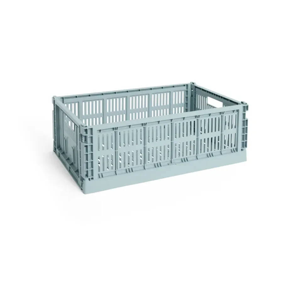 HAY Colour Crate L 34,5x53 cm, Dusty blue< Opbergmanden