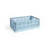 HAY Colour Crate L 34,5x53 cm, Soft blue< Opbergmanden