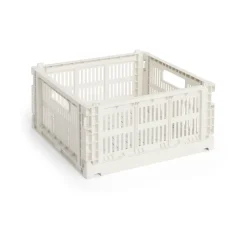 HAY Colour Crate M Square 29.5x29.5 cm, Off white< Dozen & Boxen