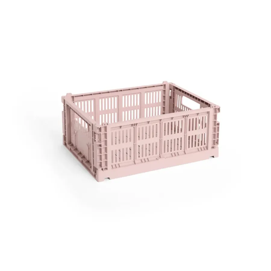 HAY Colour Crate M 26,5x34,5 cm, Blush< Opbergmanden