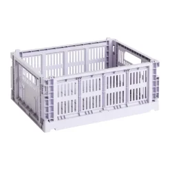 HAY Colour Crate M 26,5x34,5 cm, Lavender< Opbergmanden