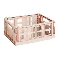 HAY Colour Crate M 26,5x34,5 cm, Powder< Opbergmanden