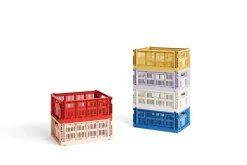 HAY Colour Crate M 26,5x34,5 cm, Powder< Opbergmanden