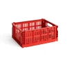 HAY Colour Crate M 26,5x34,5 cm, Red< Opbergmanden