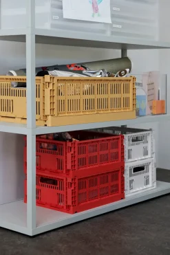 HAY Colour Crate M 26,5x34,5 cm, Red< Opbergmanden