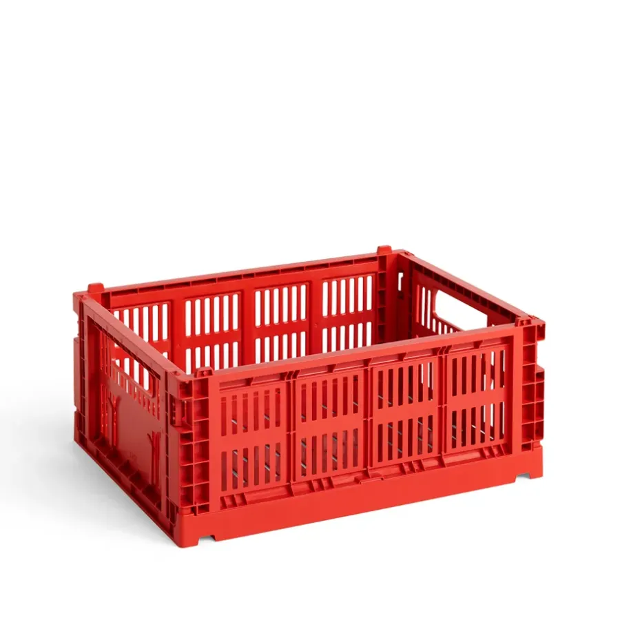 HAY Colour Crate M 26,5x34,5 cm, Red< Opbergmanden