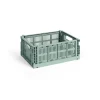 HAY Colour Crate M 26,5x34,5 cm, Sage green< Opbergmanden