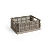 HAY Colour Crate M 26,5x34,5 cm, Warm grey< Opbergmanden