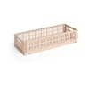 HAY Colour Crate Mini Oblong 13x34,5 cm, Powder< Dozen & Boxen