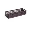 HAY Colour Crate Mini Oblong 13x34,5 cm, Bordeaux< Dozen & Boxen