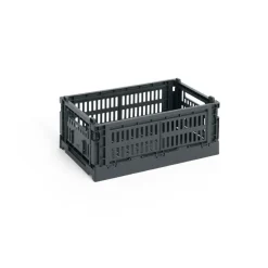 HAY Colour Crate S 17x26,5 cm, Charcoal< Dozen & Boxen