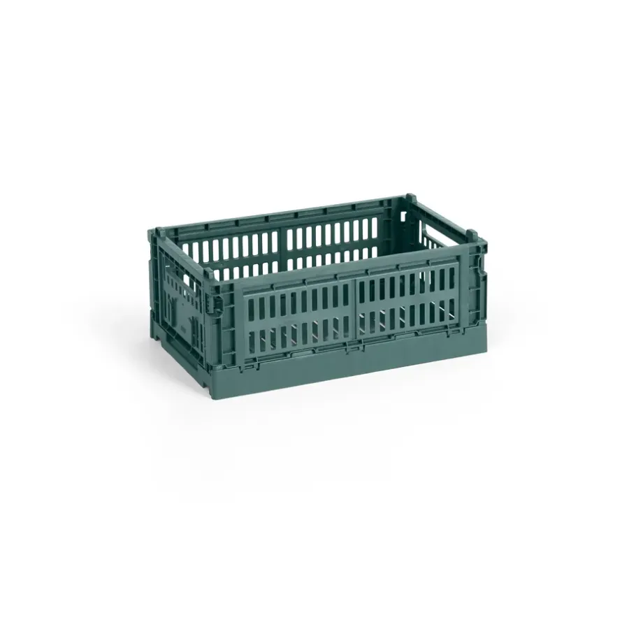 HAY Colour Crate S 17x26,5 cm, Dark green< Dozen & Boxen