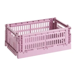 HAY Colour Crate S 17x26,5 cm, Dusty rose< Opbergmanden