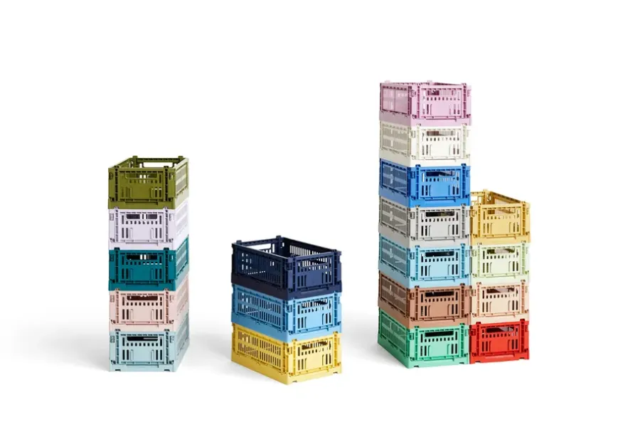 HAY Colour Crate S 17x26,5 cm, Dusty rose< Opbergmanden