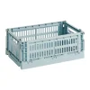 HAY Colour Crate S 17x26,5 cm, Dusty blue< Opbergmanden