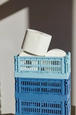 HAY Colour Crate S 17x26,5 cm, Electric blue< Opbergmanden