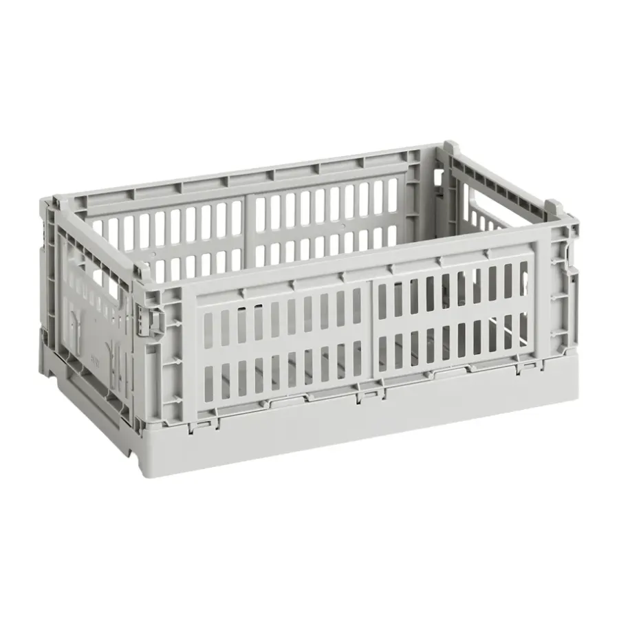 HAY Colour Crate S 17x26,5 cm, Light grey< Opbergmanden