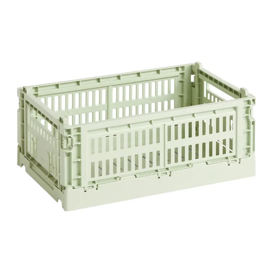HAY Colour Crate S 17x26,5 cm, Mint< Opbergmanden