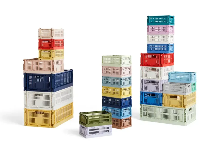 HAY Colour Crate S 17x26,5 cm, Mint< Opbergmanden