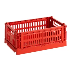 HAY Colour Crate S 17x26,5 cm, Red< Opbergmanden