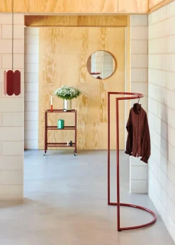 HAY Colour Rack c-shape klerenhanger 112x150 cm, Maroon red< Kapstokken & Hangrekken