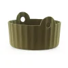 Normann Copenhagen Colu Basket opbergmand Ø44 cm, Olive< Opbergmanden